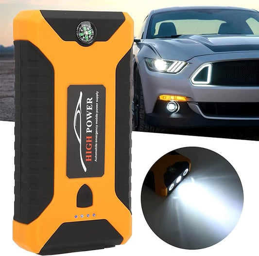 High Power _Portable Car jump Starter & Air Compressor ( multi function )